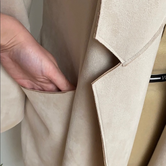 Rebecca King Long Suede Coat, Small - Picture 6 of 6